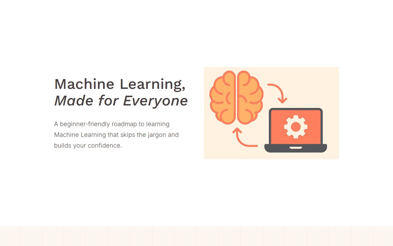 Roadmap For Machine Learning Fundamentals